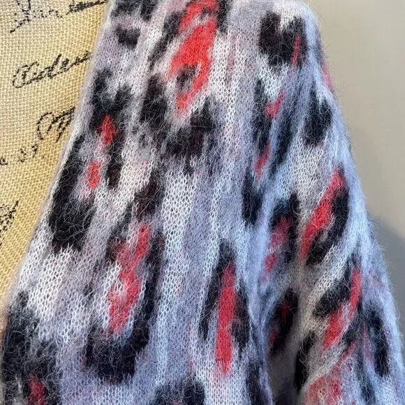 NWT Anthropologie Zoey Leopard Cardigan XS #203 - Picture 5 of 5